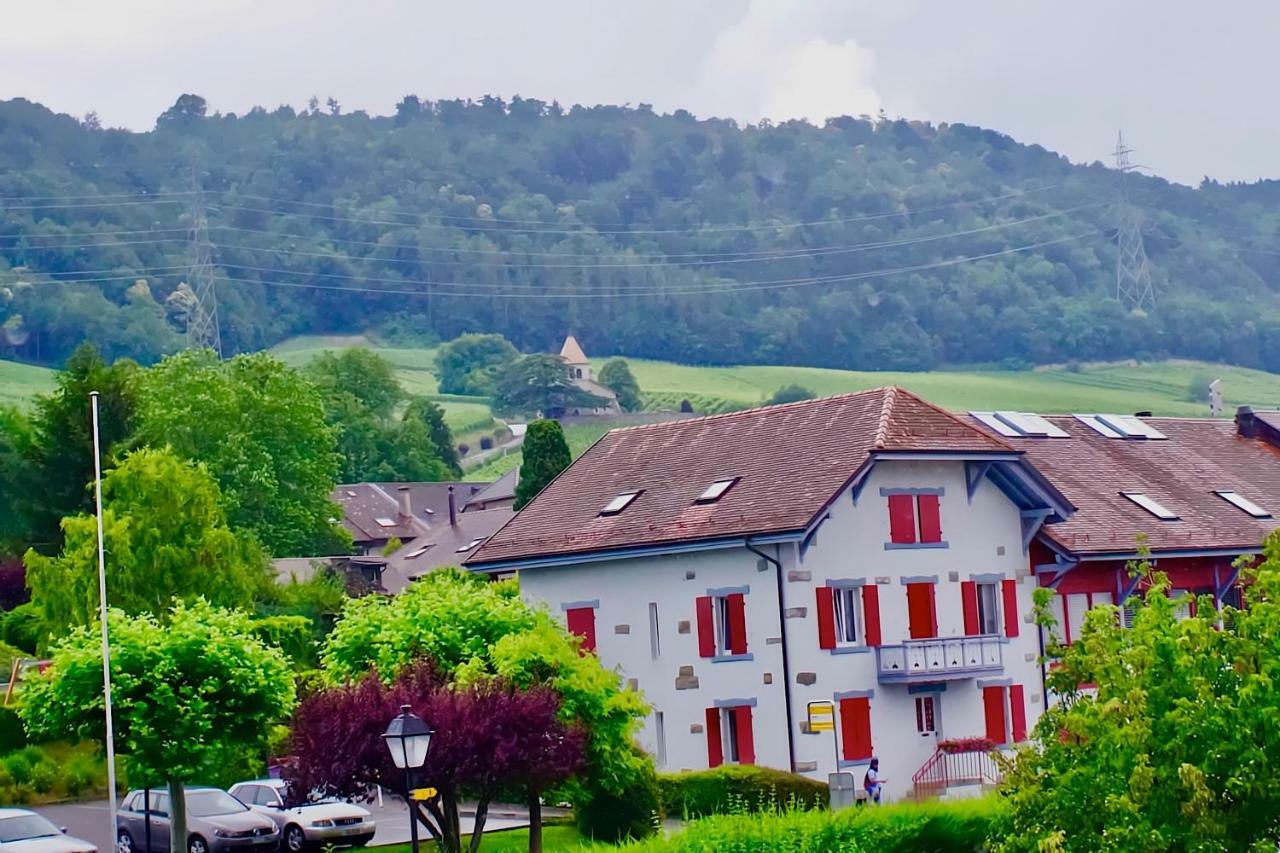 Bed and Breakfast Cave Du Treyblanc Luins Exterior foto